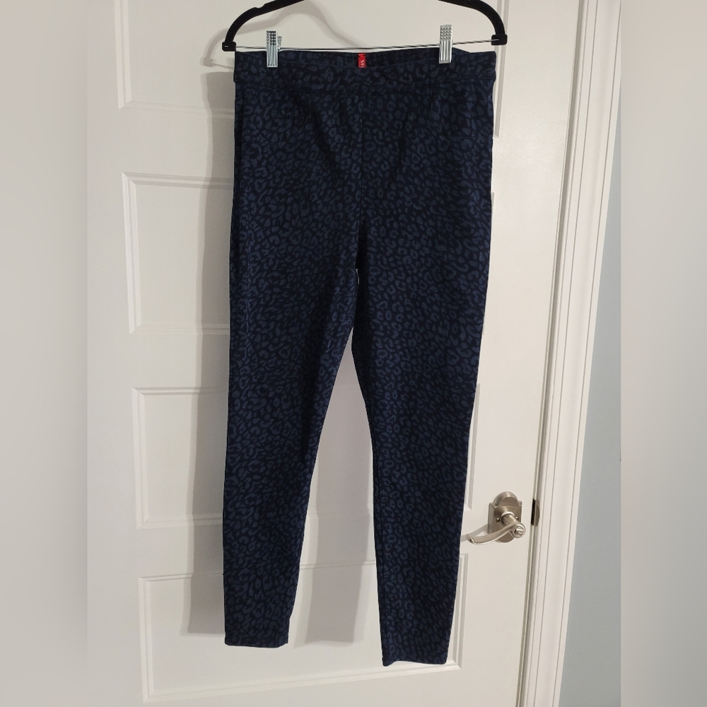 Blue and Black cheetah print Spanx